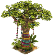 Baobab décoré