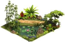 Bassin de jungle du Maharaja