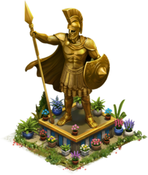 Statue de Castor - Or